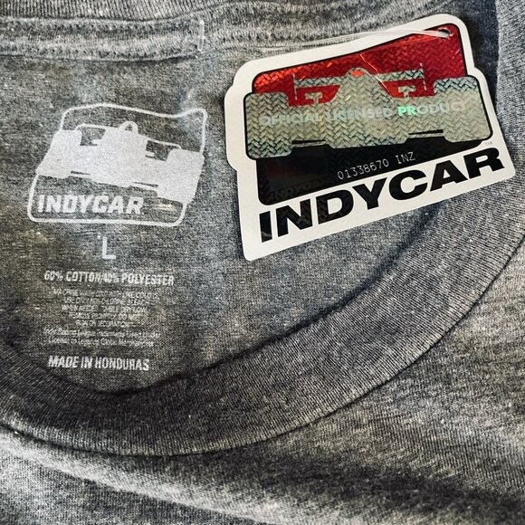Indy 500 2024 Large T Shirt Graphic Racing Tee Official Gainbridge Triblend - Picture 3 of 8